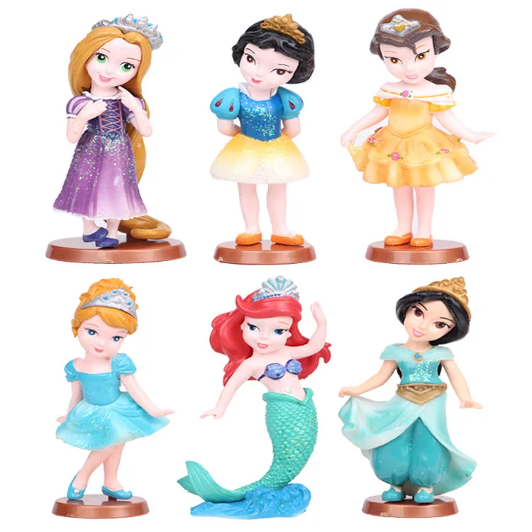 Экшн фигурки Disney игрушки Рапунцель Белоснежка фея детский подарок 6