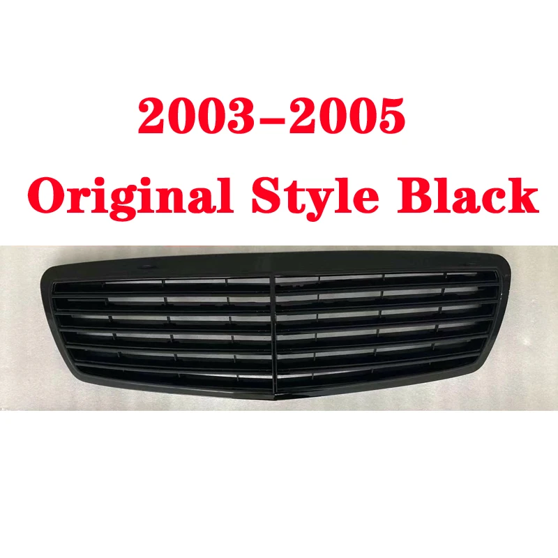 Artudatech front grill mittelhaube grill stoßstange fit für mercedes benz  w211 e350 500 07-09 amg autozubehör