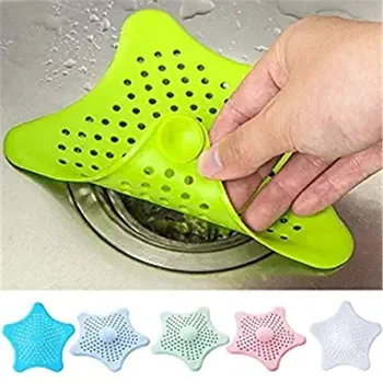 

1pcs Silicone Drain Hair Catcher Kitchen Sink Strainer Bathroom Shower Sink Stopper Drain Cover Hair Trap Filter for Kitchen