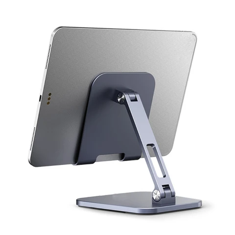 Tablet Stand Pad Air Mini Pro Foldable Holder Black Lightweight Elegant Adjustable Desktop Notebook Dock
