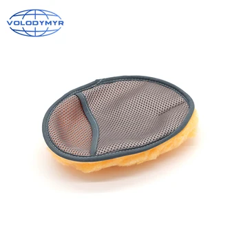 

Wool Wash Mitt Glove Microfiber Towel Artificial Orange Super Absorbent for Car Washing Tools Cleaning Products Glove Detailing