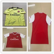 10 OZIL домашняя красная футбольная майка Желтая LACAZETTE AUBAMEYANG футболка с коротким рукавом 19/20 Футбольная форма распродажа