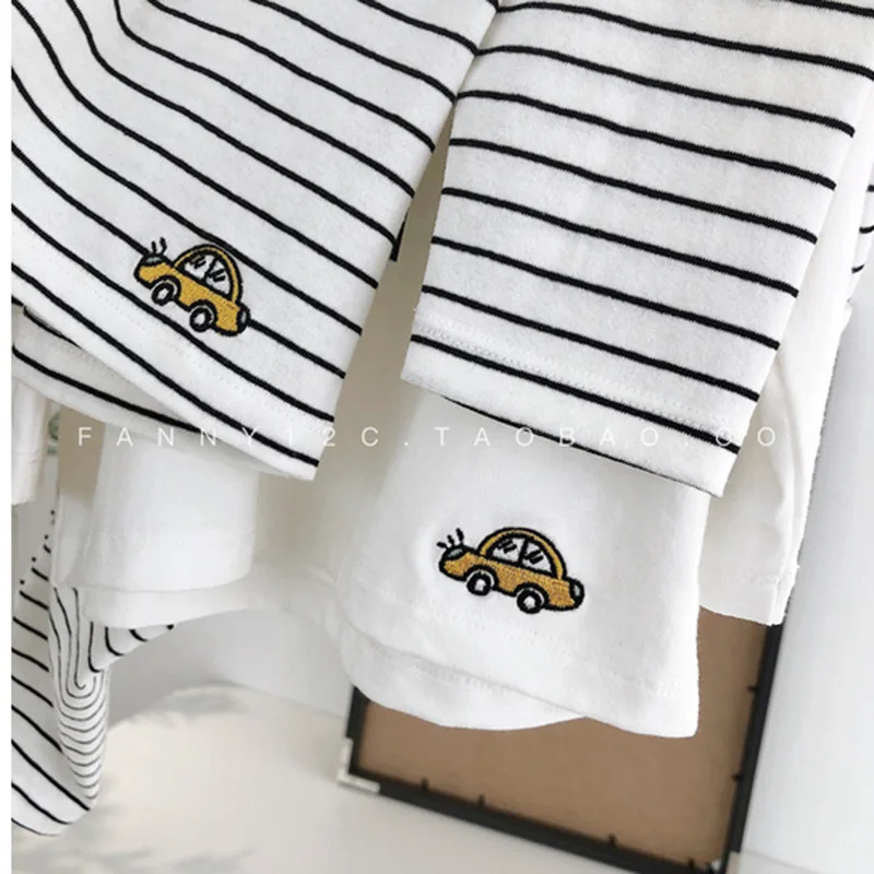 

Chen Mother Infant Children's Clothing 1-3 Years Old Male Baby Spring Clothing BOY'S Long-sleeved T-shirt Crew Neck Versatile Ch