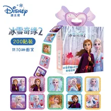 Disney Frozen 2 Elsa Anna Sofia Princess Cars Roll Stickers Scrapbooking For Kids Decor Diary Notebook Decoration Toy Sticker
