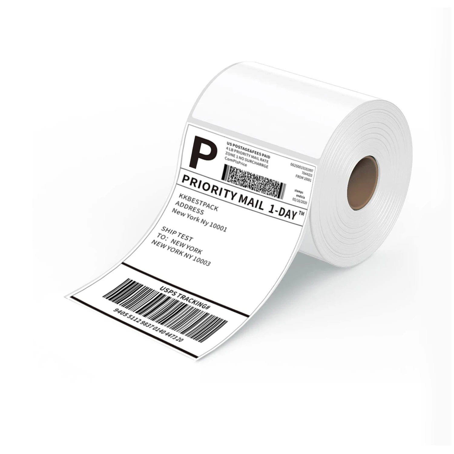 Thermal Shipping Labels Rolls 4‘’ x 6‘’ for Direct Thermal Printers Label Sticker Label print paper Labels 500/page for Zebra printer toner chip