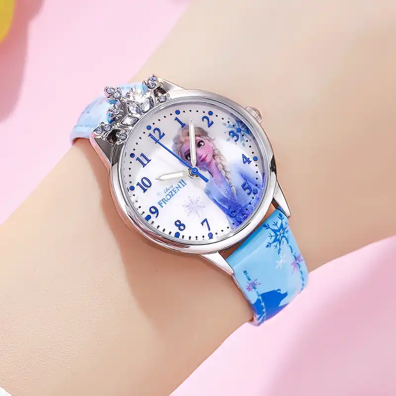 2021 new girl frozen elsa princess luxury bling crystal crown beautiful girls watches women strap kid watch child clock gift children s watches aliexpress