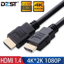 DZLST HDMI кабель 4K HD кабель «Папа-папа» 1080p Высокое качество 1 м 1,5 м кабель для HDTV lcd DVD проектор Hdmi к Hdmi 1,4 кабели