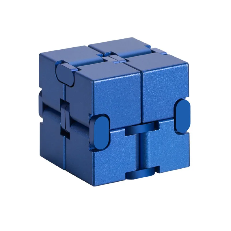 Magic cube puzzle release stress cube aluminum alloy infinite cube decompression artifact creative vibrating toy flip 3