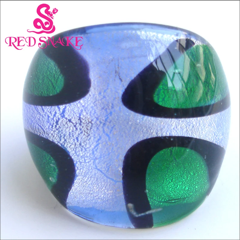 RED SNAKE Brand Fashion Ring Handmade Murano Glass Multifarious Rings RSMG0000#18 | Украшения и аксессуары
