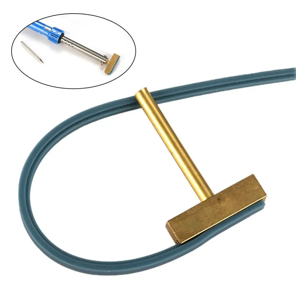 30/40/60W Welding Head Soldering Electric T Shape Iron Tip Hot Pressing Strip |