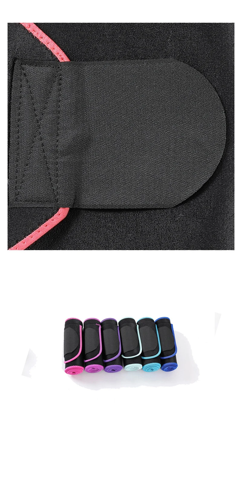 Facecozy Женская дышащая поддержка для талии пояс мужской спортивный тренажер для талии Пот пояс регулируемый пояс для фитнеса с карманом