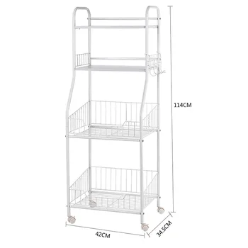 

Mesh Basket Storage Shelf Multi-functional Debris Article Storage Shelf Minimalist Modern Storage Rack Organizing