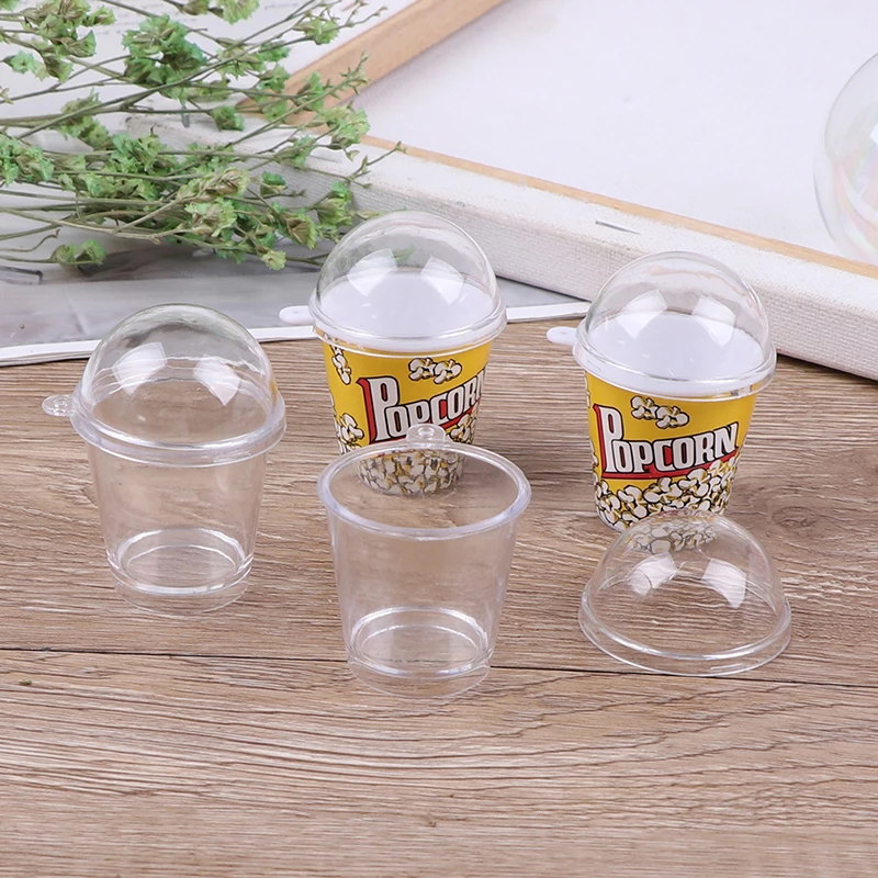 

10 шт. DIY Подвески, пластиковые чашки, миниатюрная Милая Мини-чашка с купольной крышкой, кукольный дом, попкорн, мороженое, ювелирные аксессуары
