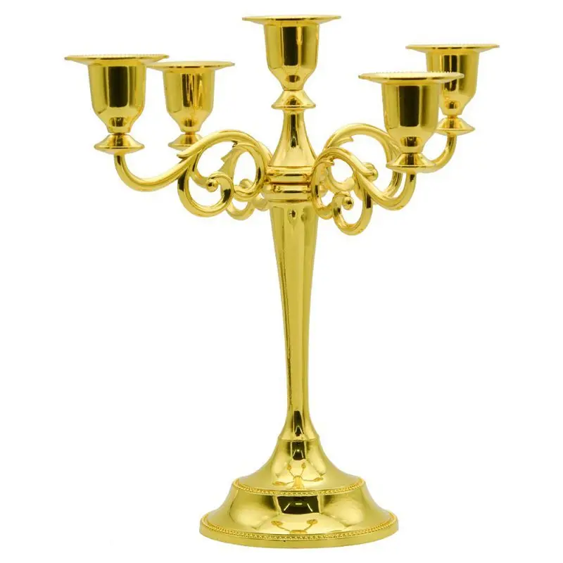 Горячая XD-5-Candle металлический канделябр Высокий Подсвечник Свадебные События канделябры Подсвечник