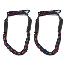 1,2 м/3.9фт банджи док линии 2 шт 4 фута банджи док линии швартовки стыковочные веревочные шнуры для лодки для морского Каяка Понтон