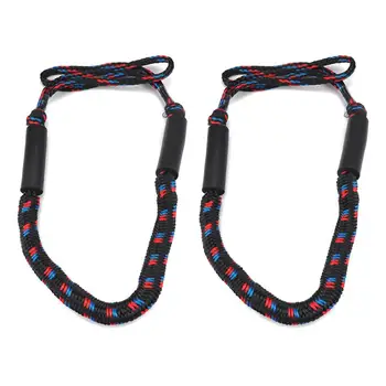 

1.2m/3.9ft Bungee Dock Lines 2pcs 4 Feet Bungee Dock Lines Mooring Docking Ropes Cords for Boat Marine Kayak Pontoon
