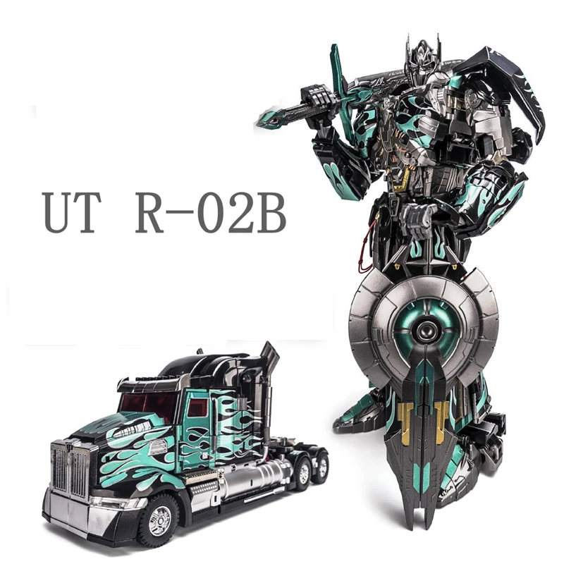 Уникальные игрушки UT трансформационный робот TF R-02 knight OP Challenger металл содержит светодиодный свет Фигурка Игрушки
