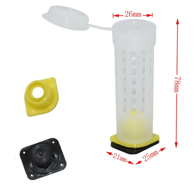 100 Db Méh Szerszám Méhész Eszközök Queen King Ketrec Tartozékok Termékenységi Király Talapzatőr Longwall Pajzs Borító - Image 4