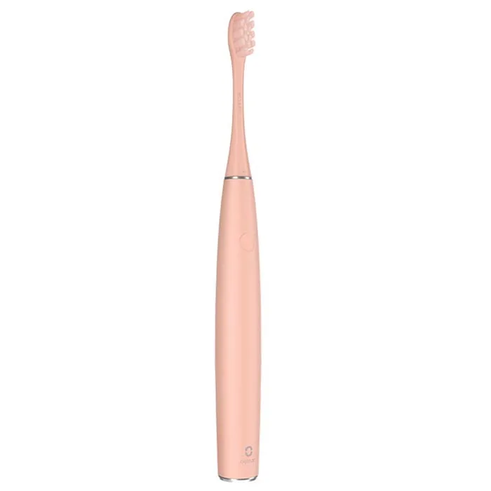 Новинка 01 Oclean Air APP управление USB перезаряжаемая звуковая мощная Чистящая электрическая зубная щетка с 2 щеточными головками 1 настенное крепление - Цвет: Sakura Pink