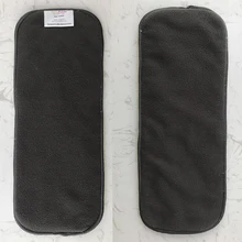 Onsale 20 шт./лот из черного бамбукового угля вставки пять слоев подгузников Вкладыши бамбука углерода для подгузники с карманами