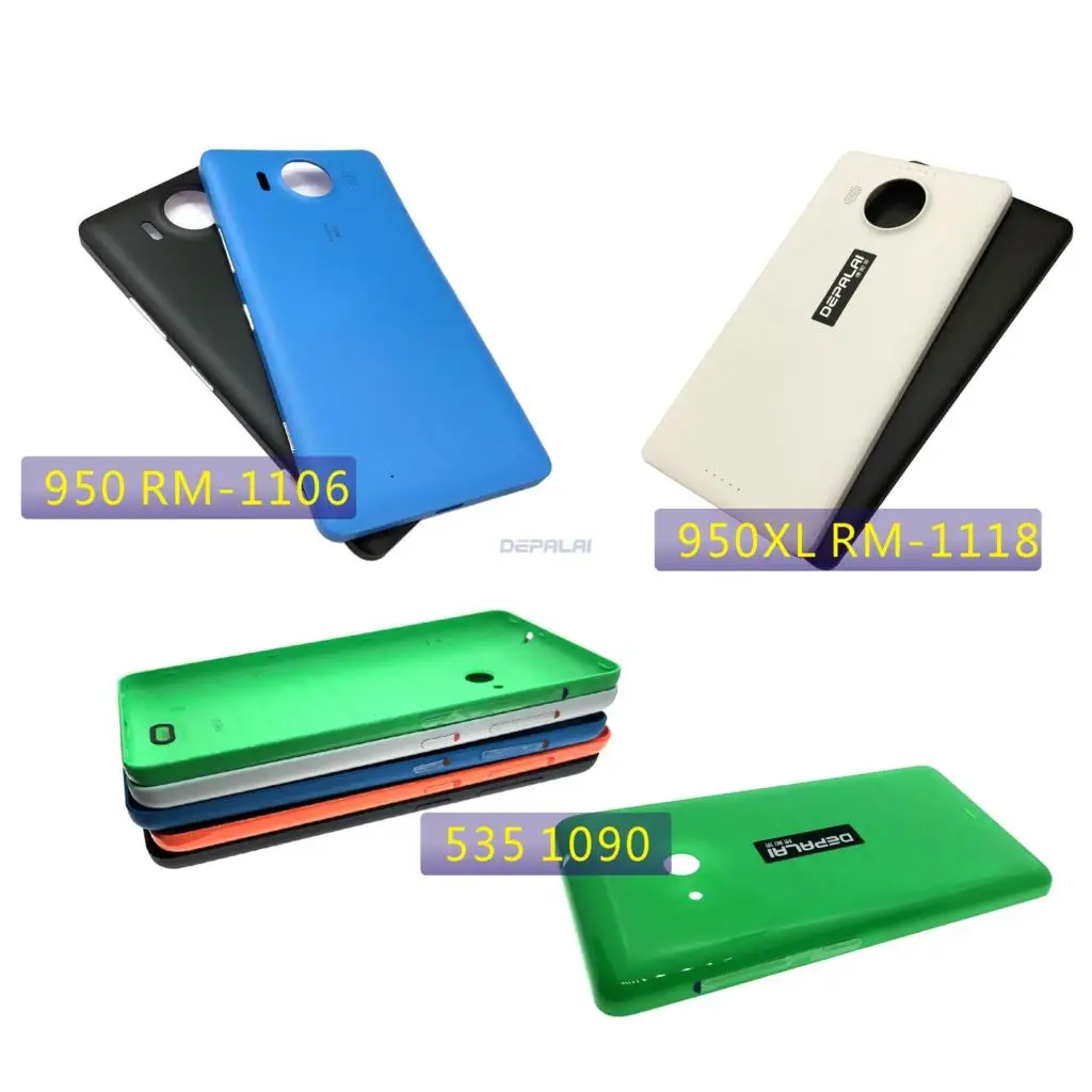 

Housing Battery Cover For Nokia Lumia 535 1090 950 RM-1106 950XL RM-1118 Battery Door Case Replacement Back Cover High quality