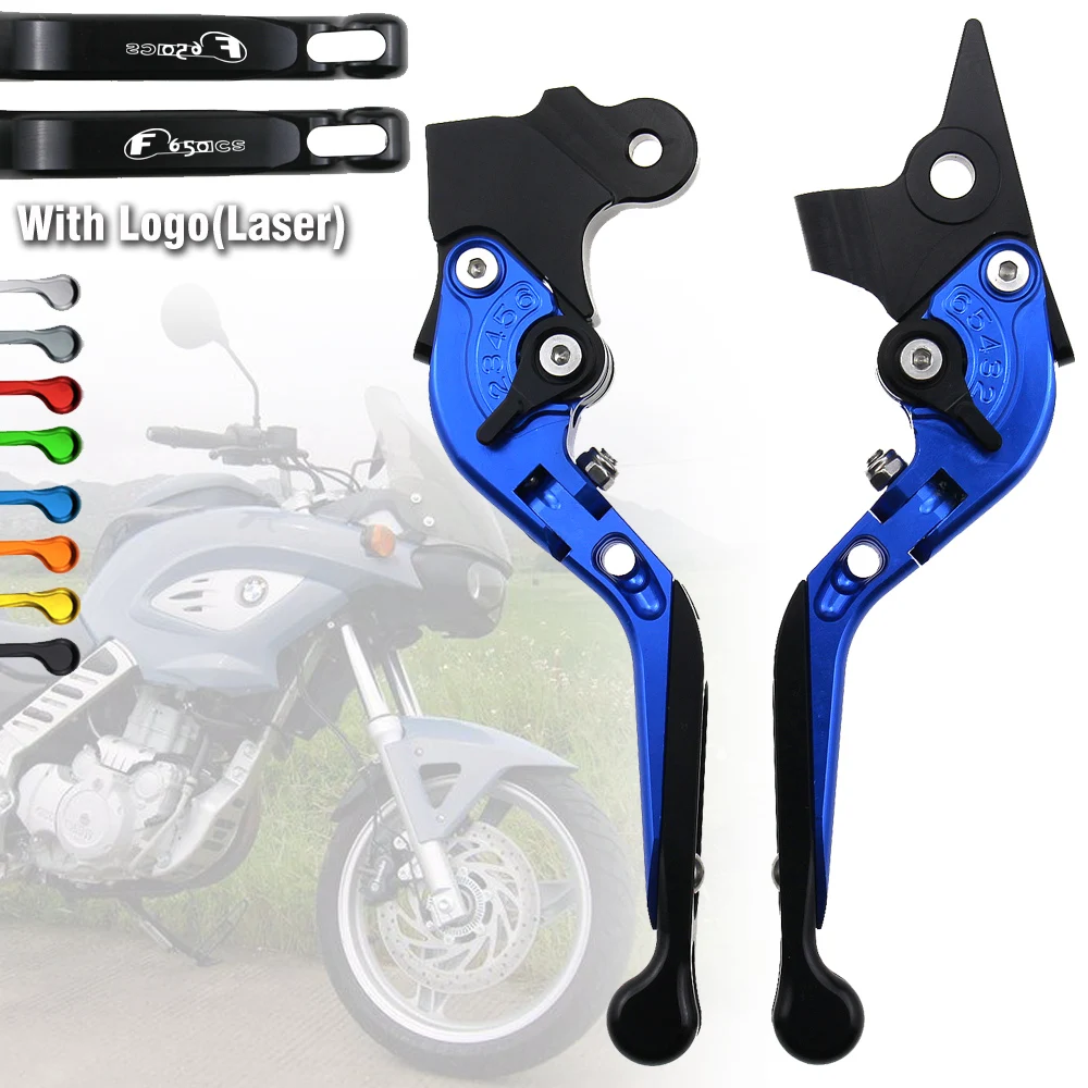 

For BMW F650 CS F650CS Scarver F650 2003-2005 Sertao Black Motorcycle Adjustable Folding Extendable Brake Clutch Levers