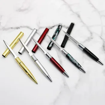 

1PCS Multi-functional Pen Tactical Tungsten Steel Rotating Unisex Tool Pen Window Glass Metal Ballpoint Multifunctional