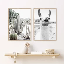 llama nursery wall art