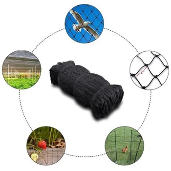 

10 X 5M Braided Nylon Anti Bird Netting Extra Strong Mesh Protection Crops Fruit Tree Vegetables Flower Garden Mesh Protect Pest