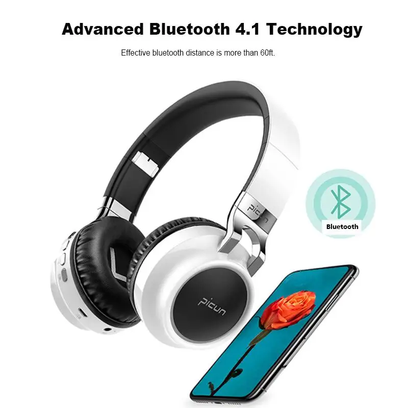 Bluetooth беспроводная гарнитура универсальная Модная Портативная подсветка Hifi Качество звука шумоподавление стерео наушники