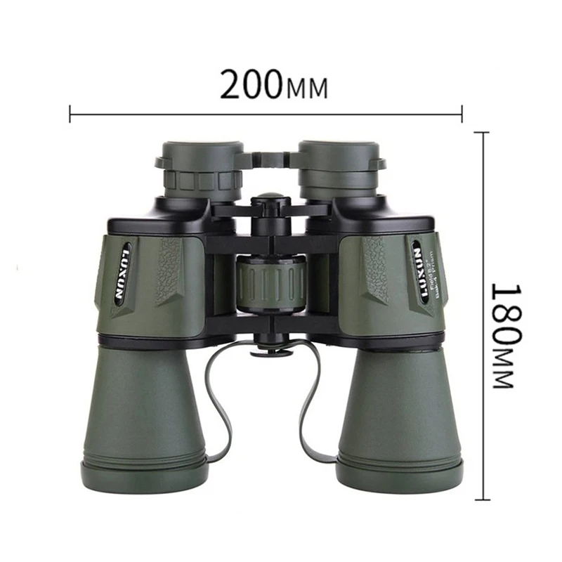 Luxun 20x50 High Maginification Zoom Porro Binocular HD Military Powerful Optical Telescope Wide Angle for Outdoor Hunting 4