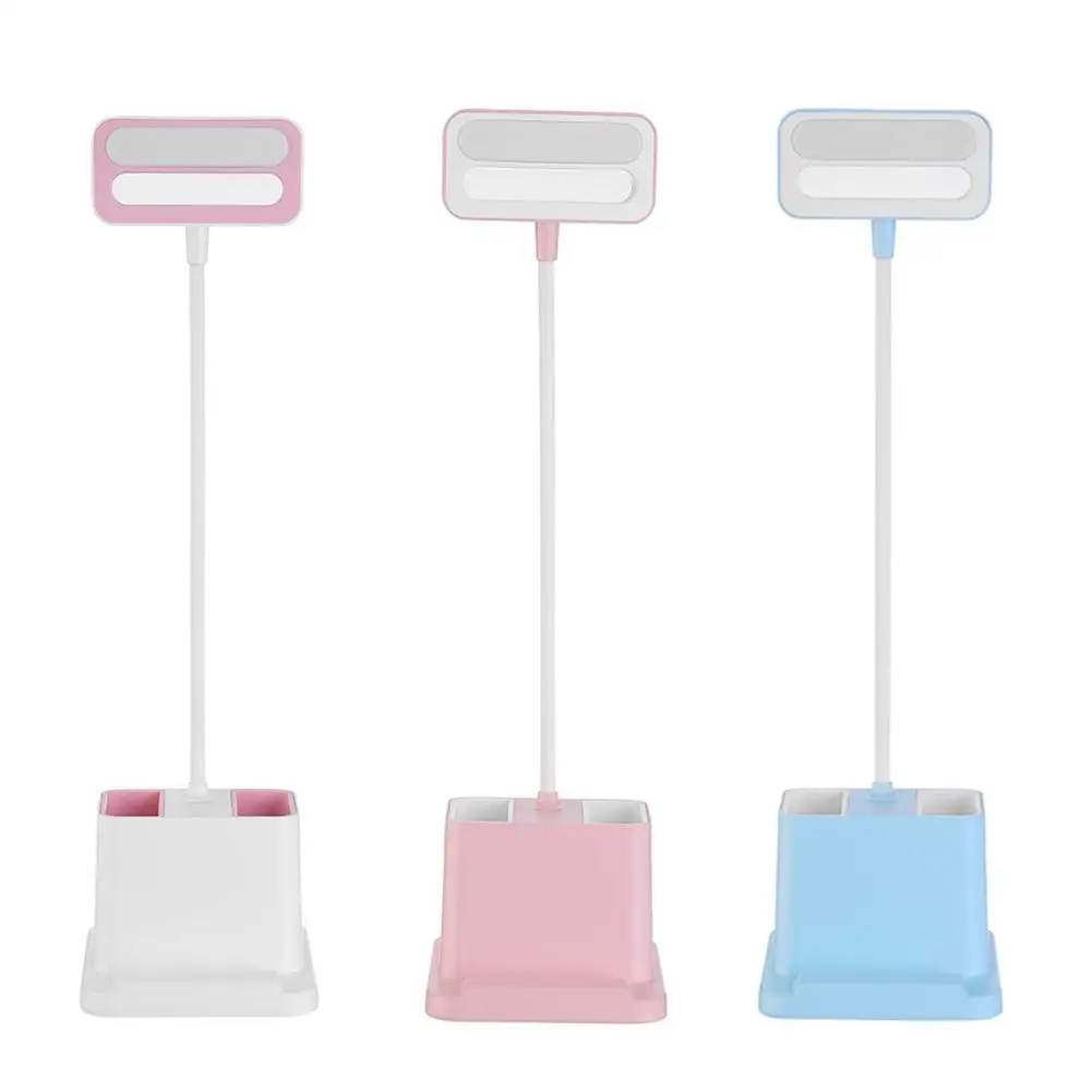 

USB Rechargeable Touch LED Desk Lamp Modern Fashion Multi-function Standard Paragraph Bedroom Bedside Dimmable Kids Table Light