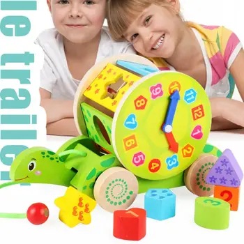 

Children's Building Blocks Toys 1-3 Years Old Baby Shape Matching Wooden 2020 Hot Sale