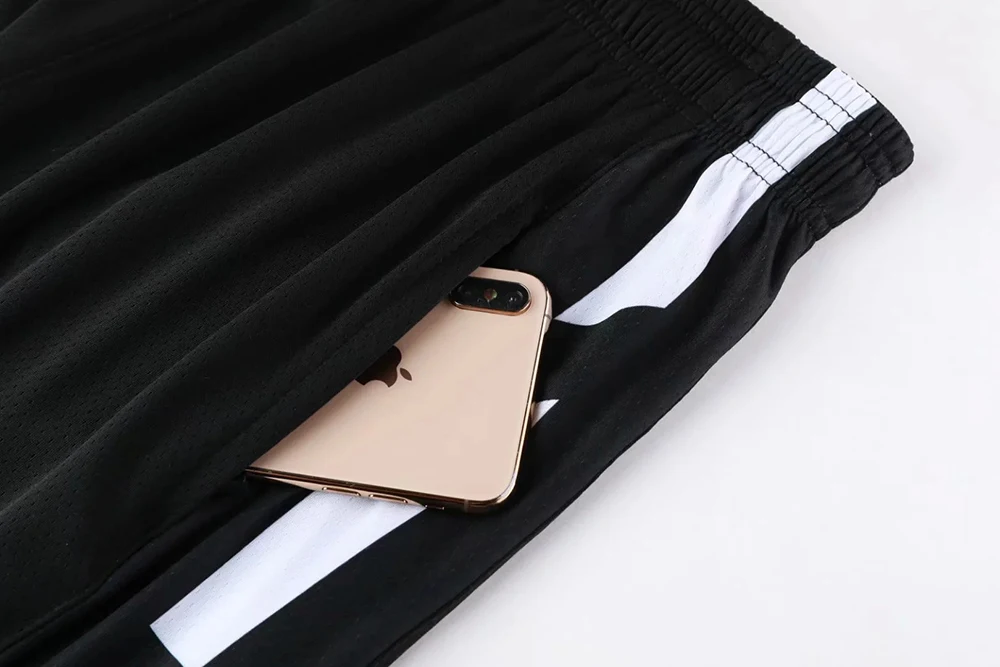 Men's Sportswear Gym Sports Running Shorts Quick Dry Basketball Shorts Sport Zipper pocket Workout Training Jerseys basketball shorts running shorts