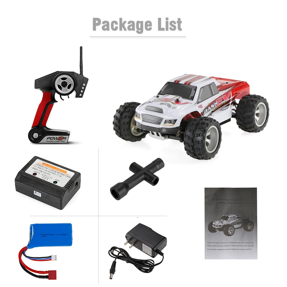 WLtoys A979-B 2,4G 1/18 RC автомобиль 4WD 70 км/ч высокоскоростной Электрический полный пропорциональный большой Педальная накладка RC Гусеничный RTR