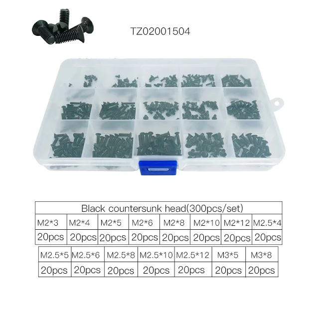 M1 M1.2 M1.4 M1.7 Mix Micro ноутбук отвертка чехол для компьютера сборка ремонт электронный Маленький цифровой механический винт комплект - Цвет: TZ02001504