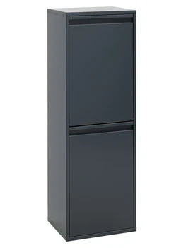 

Arregui Basic Trash can and recycling steel 2 compartments, dark gray antracite