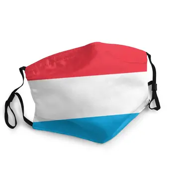 

Luxembourg Flag Non-Disposable Mouth Face Mask Printed Dustproof Mask Protection Mask Respirator Mouth Muffle