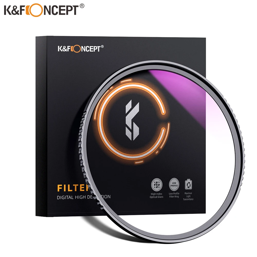 UV-FILTER-LENS Protection Multi-Coated MC 67mm 58mm 82mm 62mm 37mm-49mm 52mm 77mm K--F-Concept