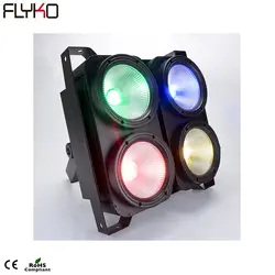 Лидер продаж популярный светодиодный свет RGB 4*100 Вт 3 в 1 (RGB) COB зрители мигающие огни