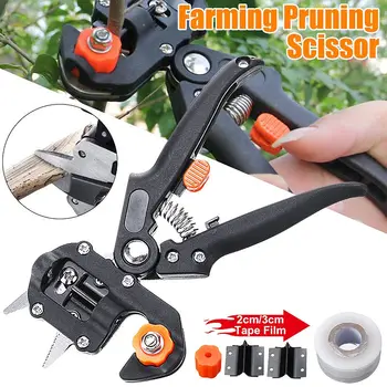 

Profession Garden Fruit Tree Pruning Shears Scissor pruning Shear floristry Grafting CuttingTool + 2 Blades+2/3cm Tape Film
