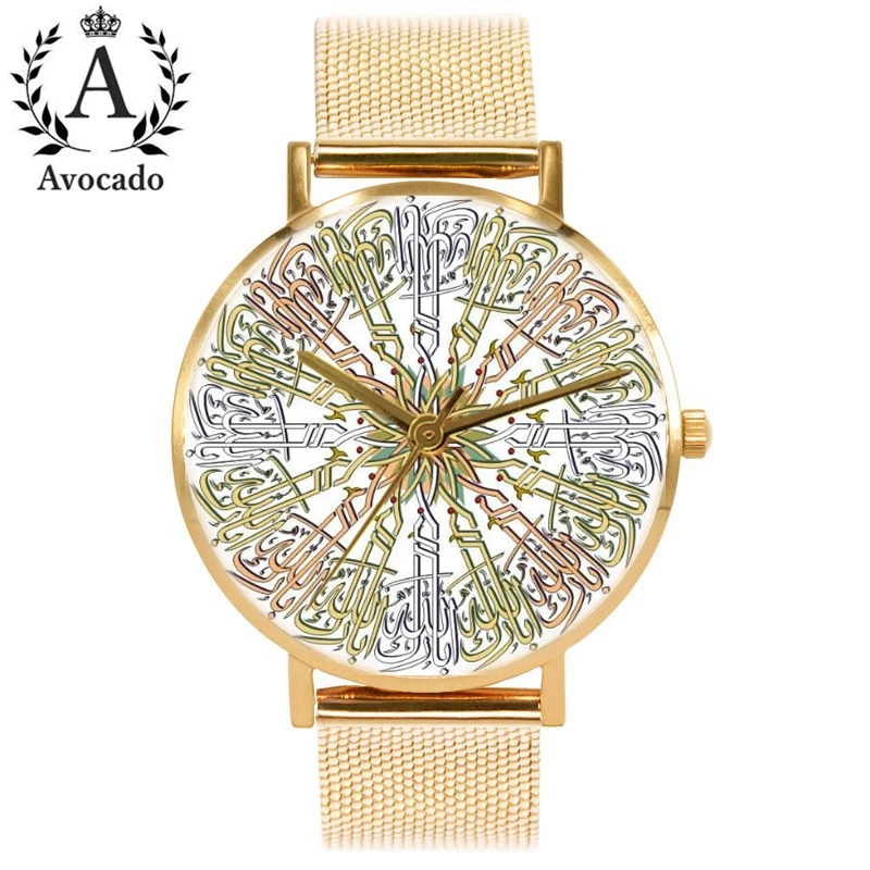 

New Beautiful Arabic Watch Quartz Women's Wristwatches Women Luxury Ladies Clock Stainless Steel Mesh Belt Relogio Feminino