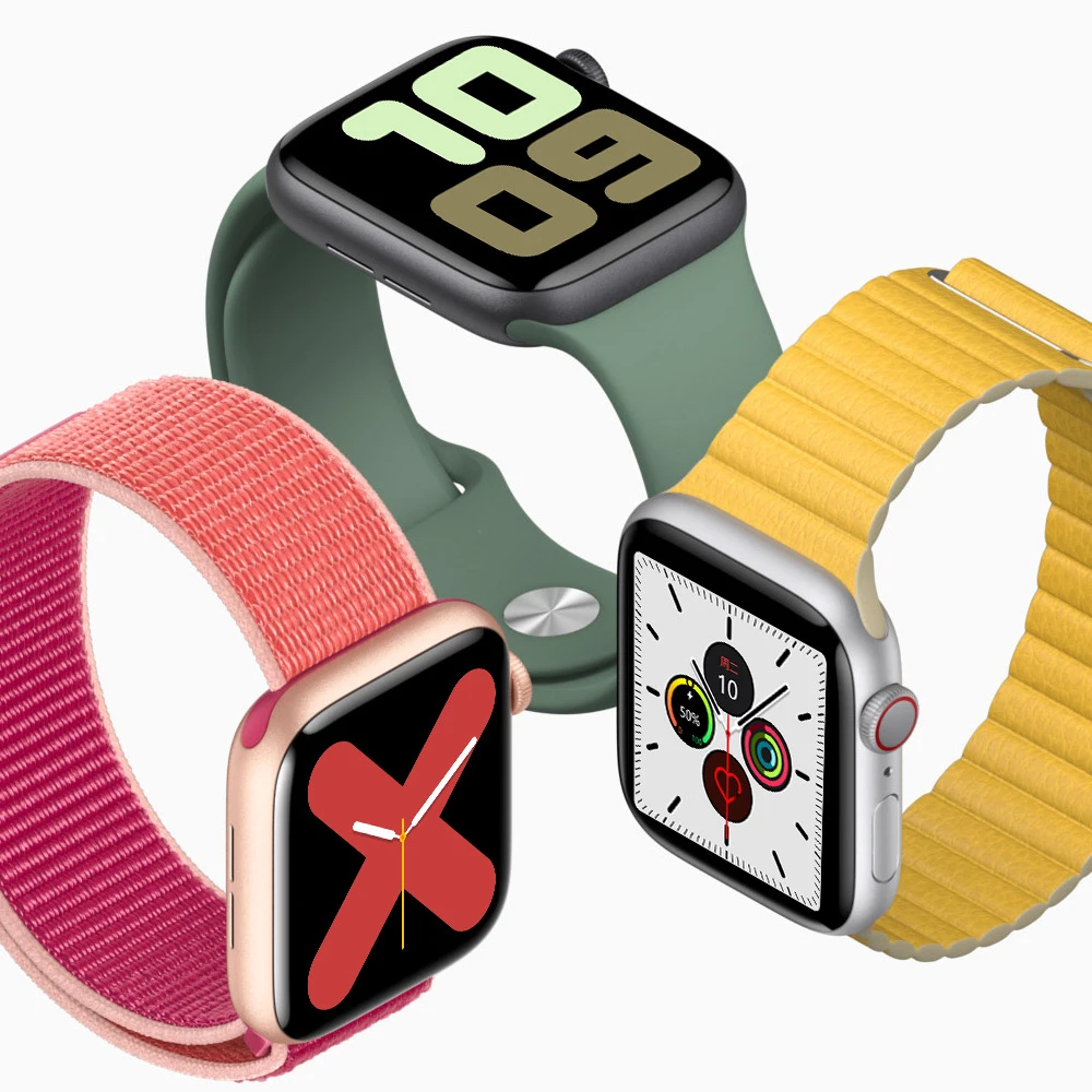  US Captain HF Smart Watch IP68 Waterproof Wireless Charger Heart Rate PPG+ECG Fitness Tracker Siri  - 4000382473658