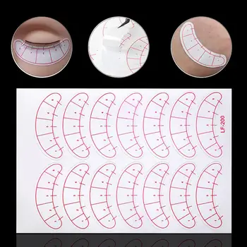 

70 Pairs Beginner Under Eye Eyelash Extension Sticker Positioning Patch Practice Tools Makeup Five Point Grafting Training Pads