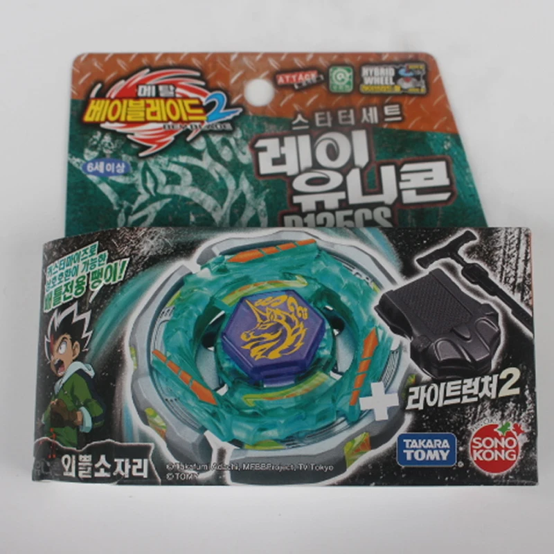 TAKARA TOMY Metal Fight Beyblade Unicorn D125CS Bey Blade Fusion Turbo Burst Collections Boy Toys | Игрушки и хобби