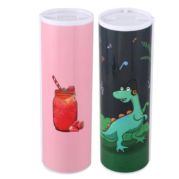 

Multifunctional Cylindrical Pen Holder School Stationery Pen Case with Removable Calculator