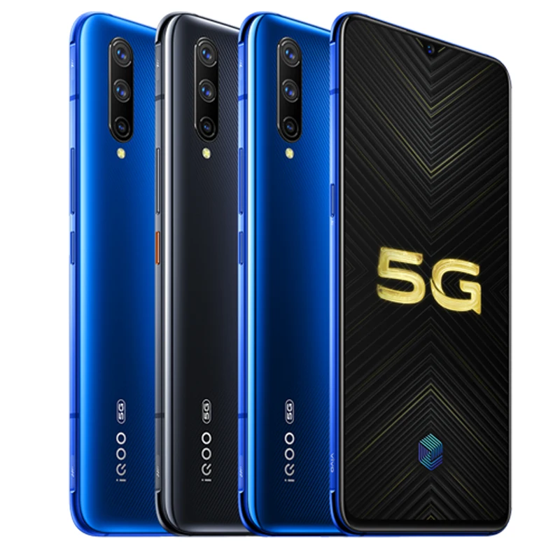 Vivo IQOO Pro 5G мобильный телефон Snapdragon 855 Plus Super AMOLD 8G ram 128GB rom 6,4" 48.0MP 44W Super VOOC мобильный телефон на Android