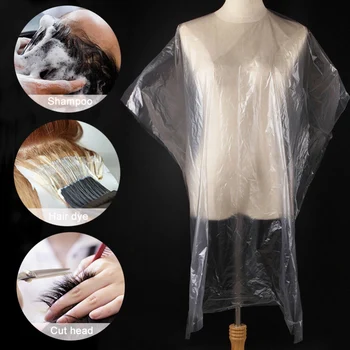 

50pcs Disposable Shawl Salon Hairdressing Cloth Hair Cutting Hairdressing Cape Barber Salon Capas Hairdresser Apron Wrap