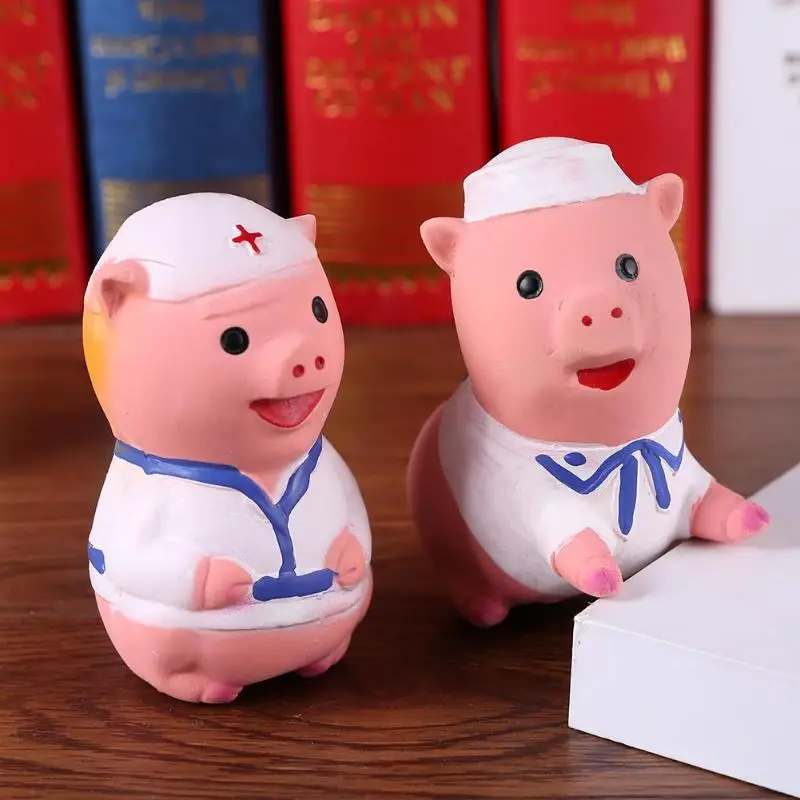 Щенок собака смешная игрушка латексный поросенок кукла укус жевательный звук писк питомца продукт
