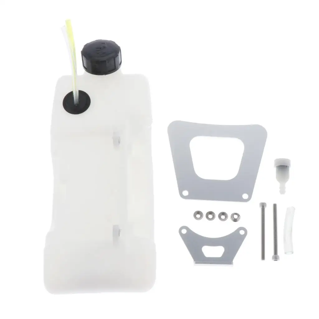 White Replacement Gas Tank Plastic+ Metal for STIHL FS81 Trimmer, # 4126 350 0400